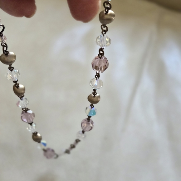 Kirks Folly Choker Necklace Crystals Multicolor Sparkly Statement Layering - Picture 10 of 11